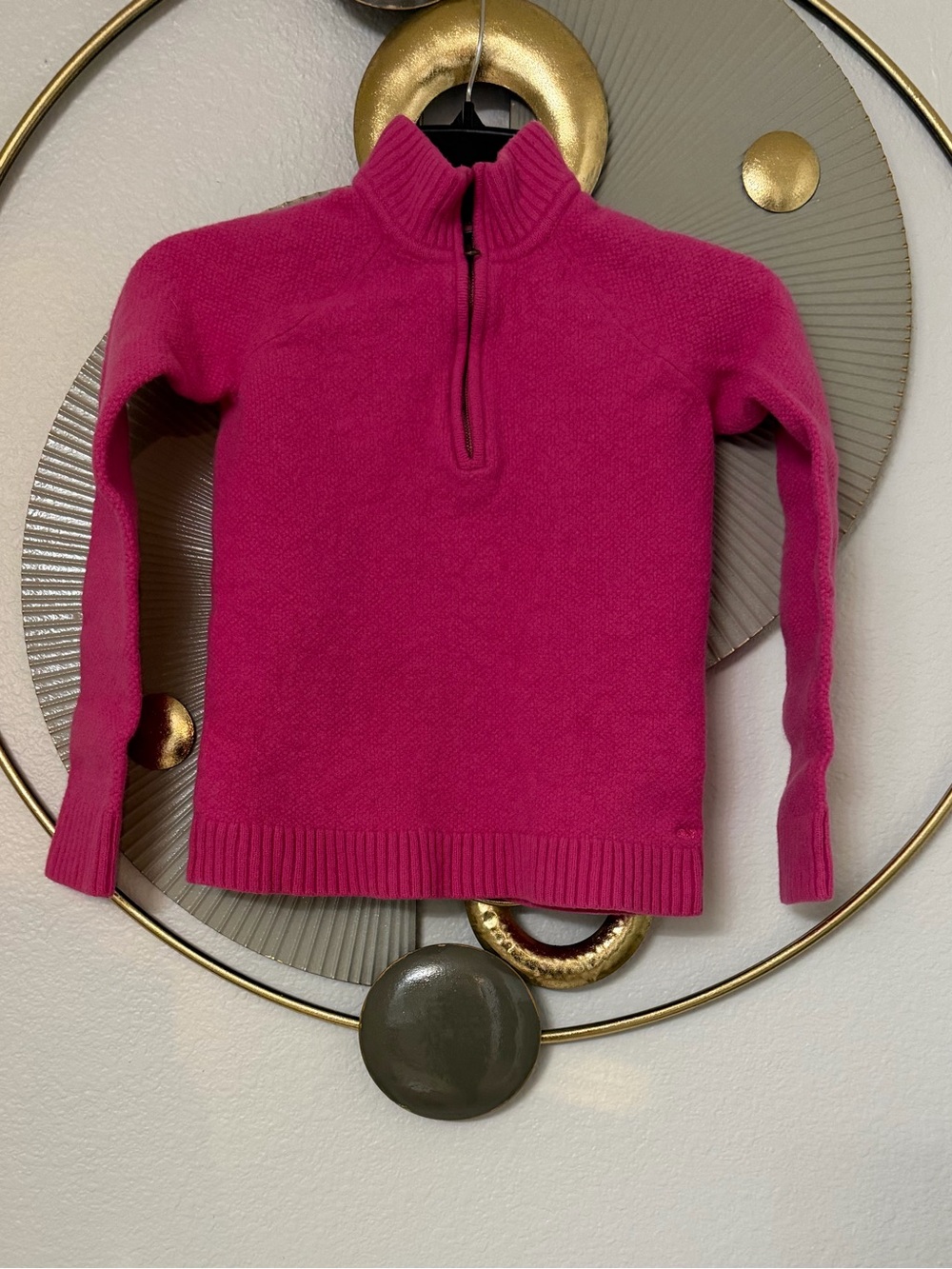 Vineyard Vines Hot Pink Wool-Cashmere Sweater